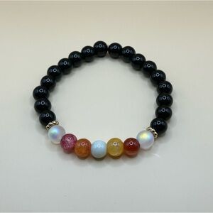 Handmade Sunset Bracelet (Stretchy)